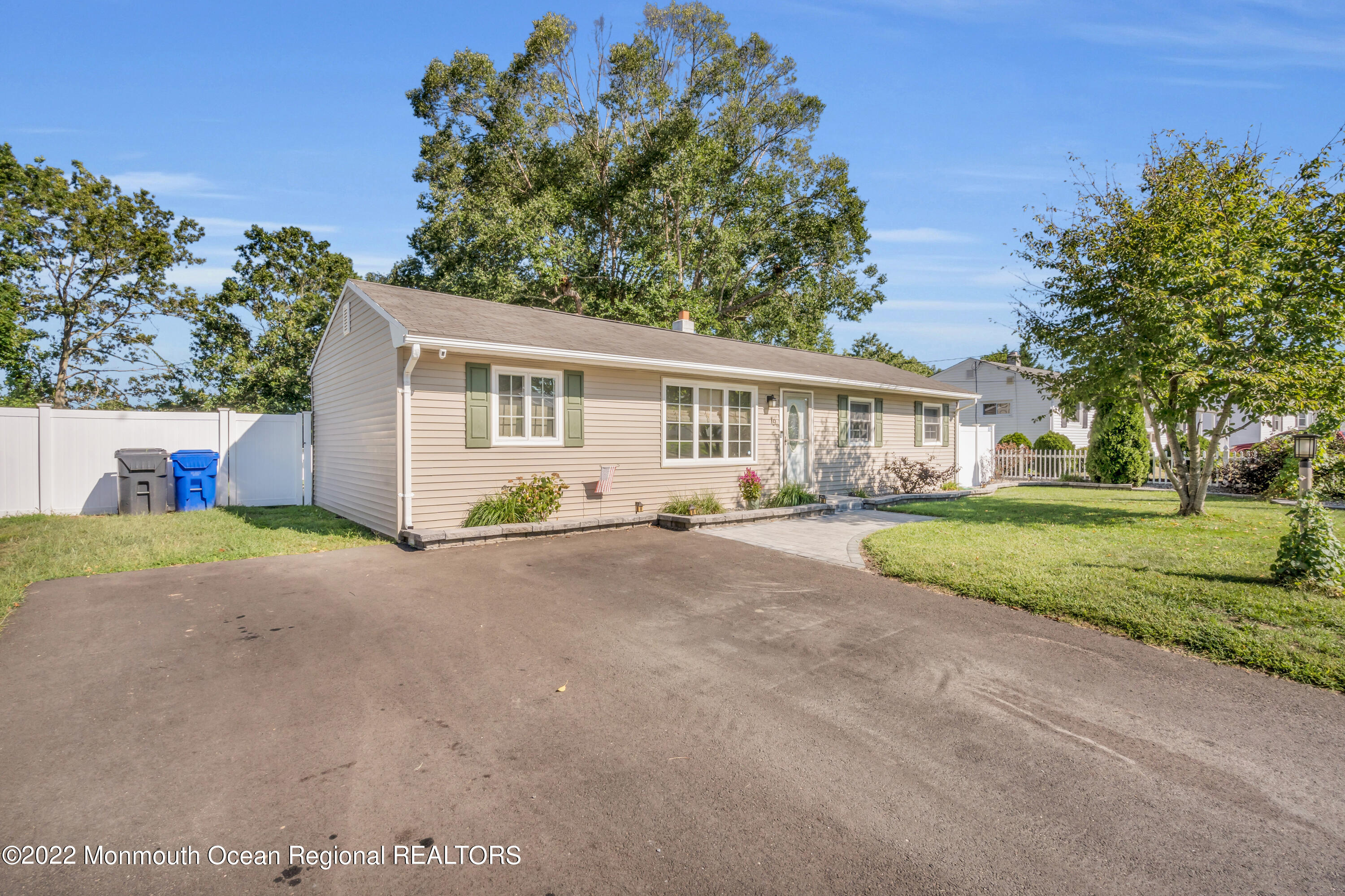 19 Lark Lane Brick, NJ 08724 - Photo 70 of 72 a view of a house with a yard and tree s