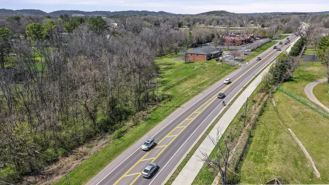 a view of a lush green outdoor space