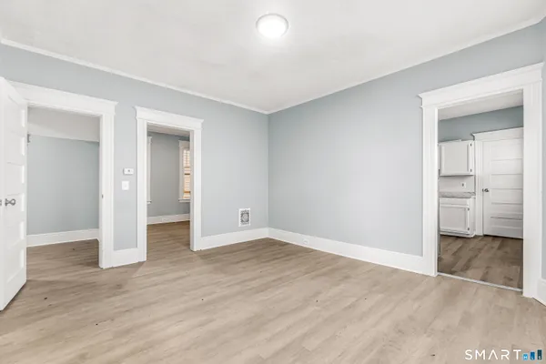 wooden floor in an empty room