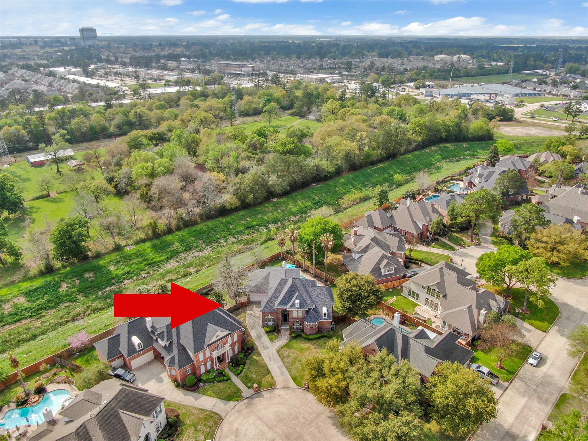 9706 Chipstead Court Spring, TX 77379 - Photo 2 of 44 Nestled on a spacious cul-de-sac lot with no rear neighbors, this home is a MUST SEE!