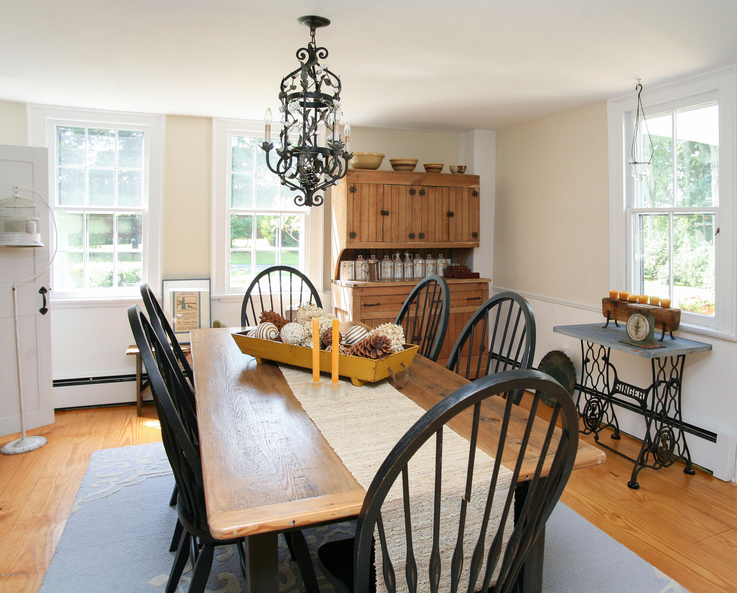 570 Devon Road Lee, MA 01238 - Photo 15 of 42 a view of a dining room with furniture window and outside view