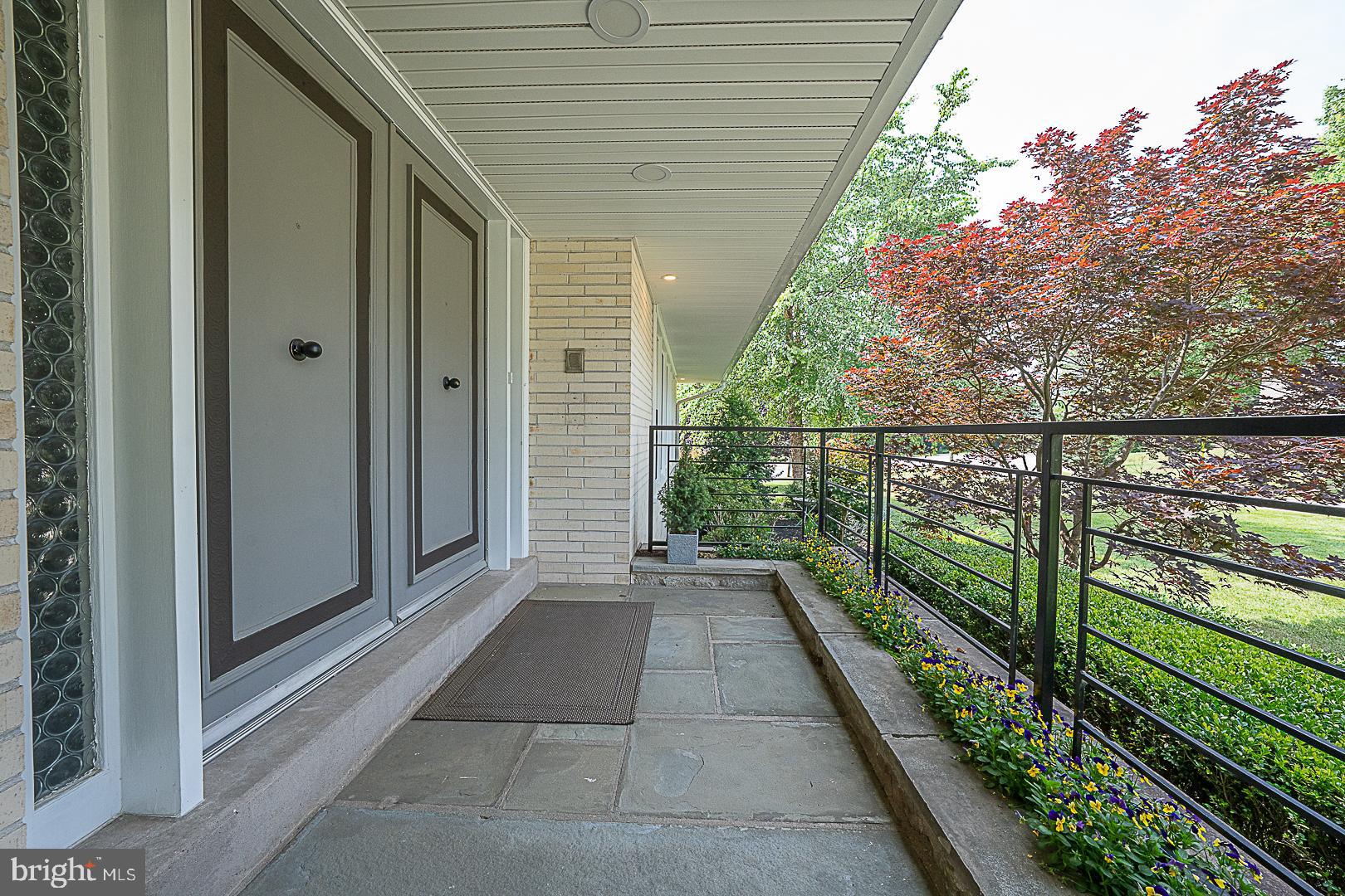 101 Andrea Road Cheltenham, PA 19012 - Photo 4 of 82 Front Walkway to Double Doors
