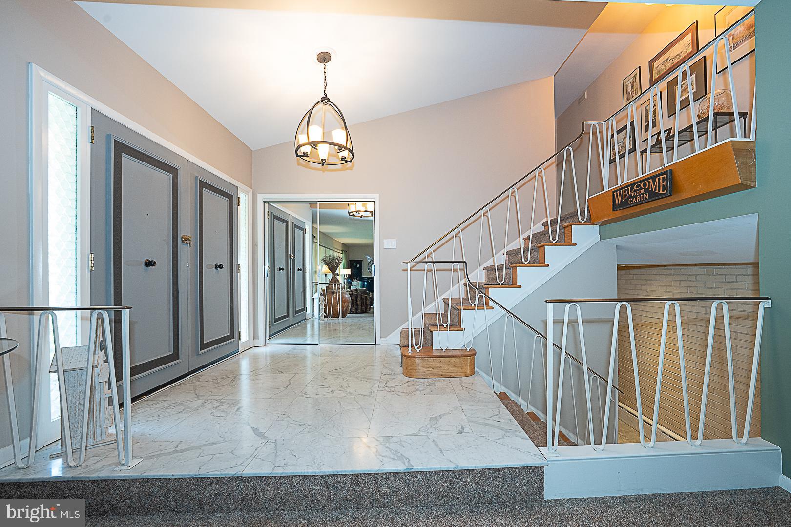 101 Andrea Road Cheltenham, PA 19012 - Photo 6 of 82 Foyer Entrance with marble floors