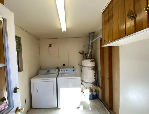 a bathroom with a sink and vanity