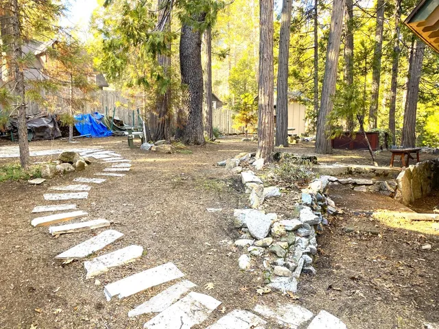 a city view with tall buildings