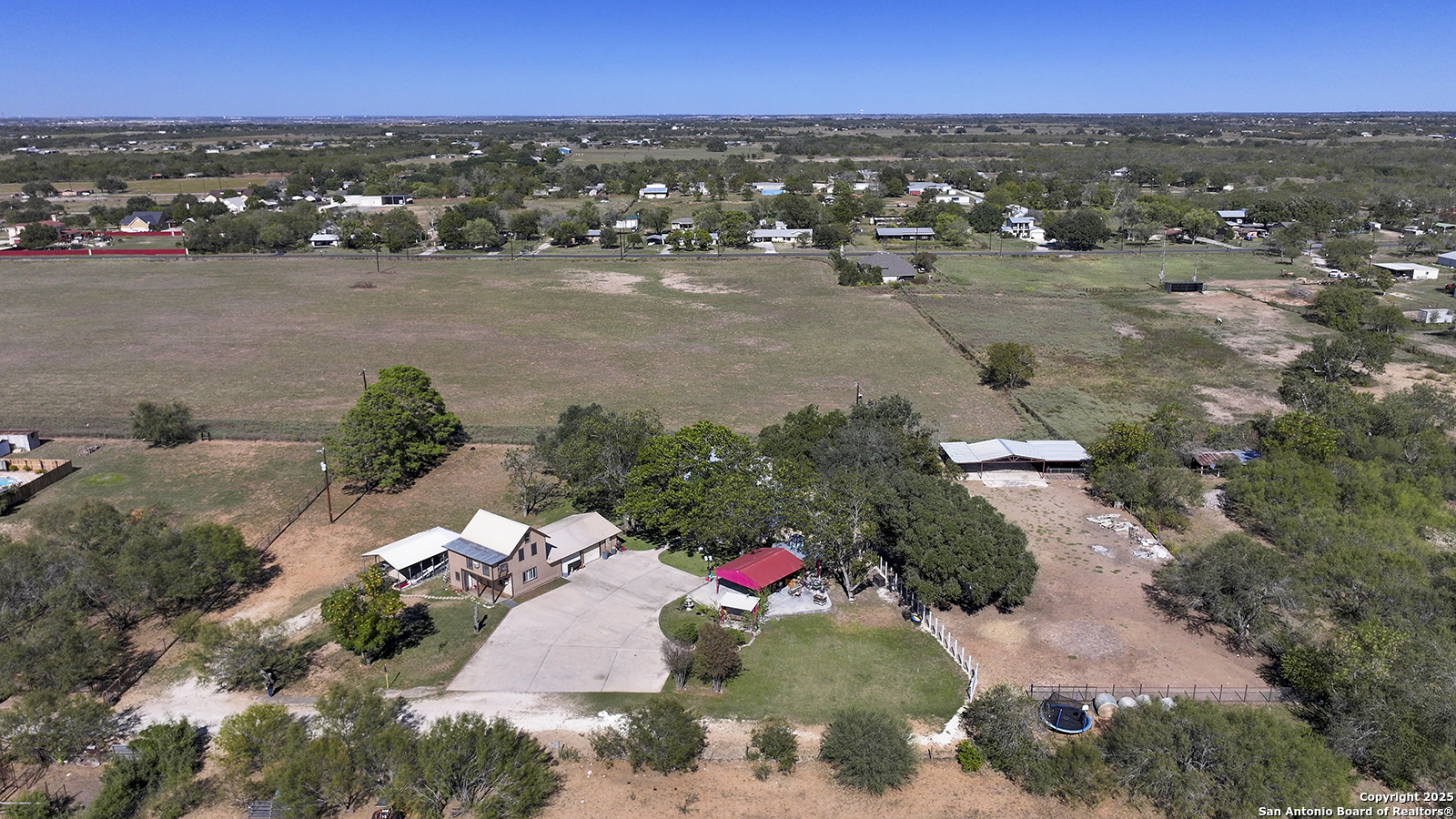 4720 Rakowitz Road Adkins, TX 78101 - Photo 5 of 35 an aerial view of multiple house