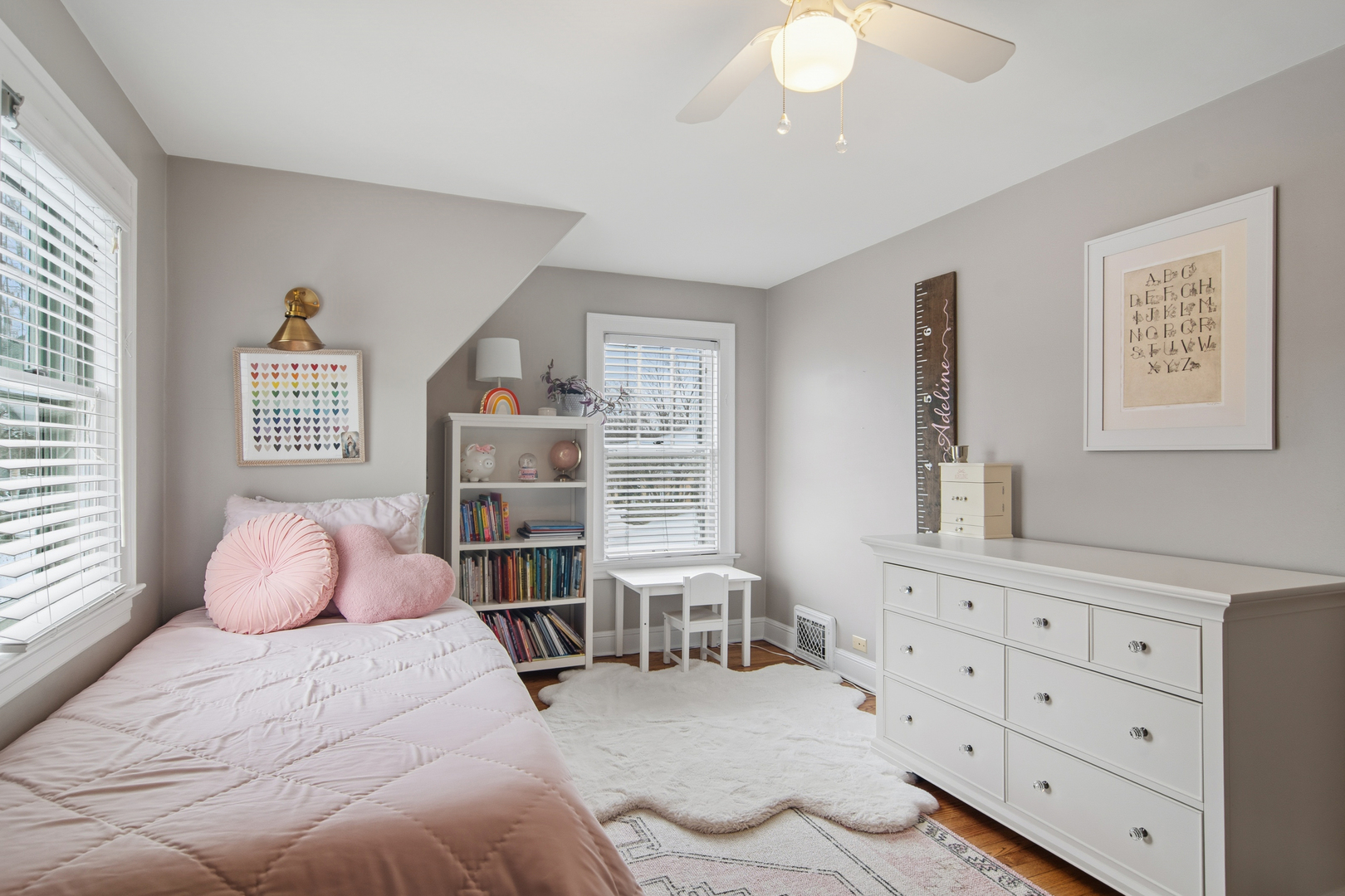 131 Walton Street Barrington, IL 60010 - Photo 18 of 26 a bedroom with a bed and a window