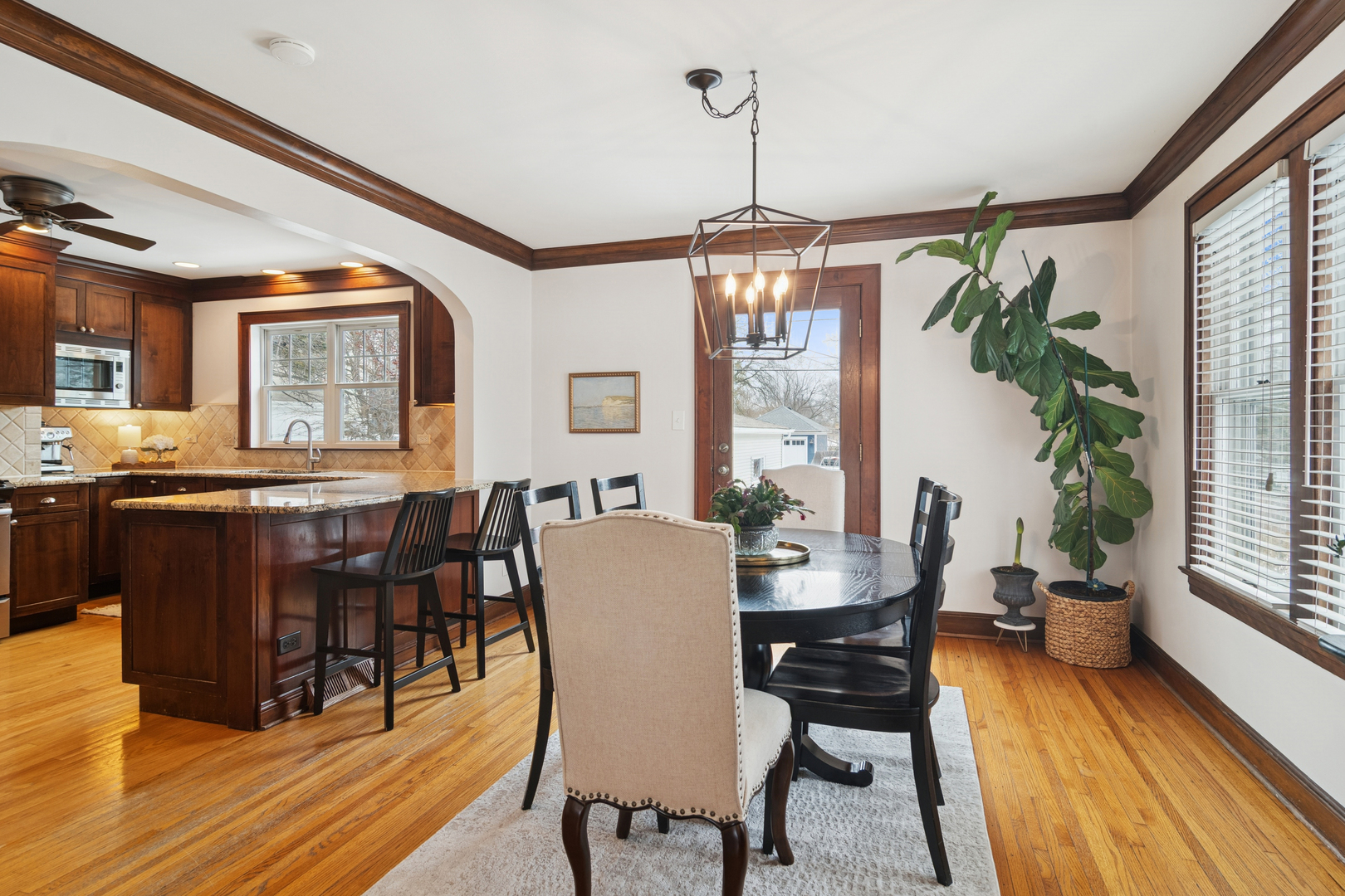 131 Walton Street Barrington, IL 60010 - Photo 7 of 26 a view of a dining room with furniture window and outside view