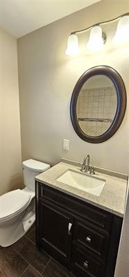 1364 Beagle Road Orange, TX 77632 - Photo 16 of 25 a bathroom with a granite countertop sink and a mirror