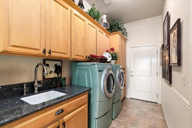 a outdoor space with furniture