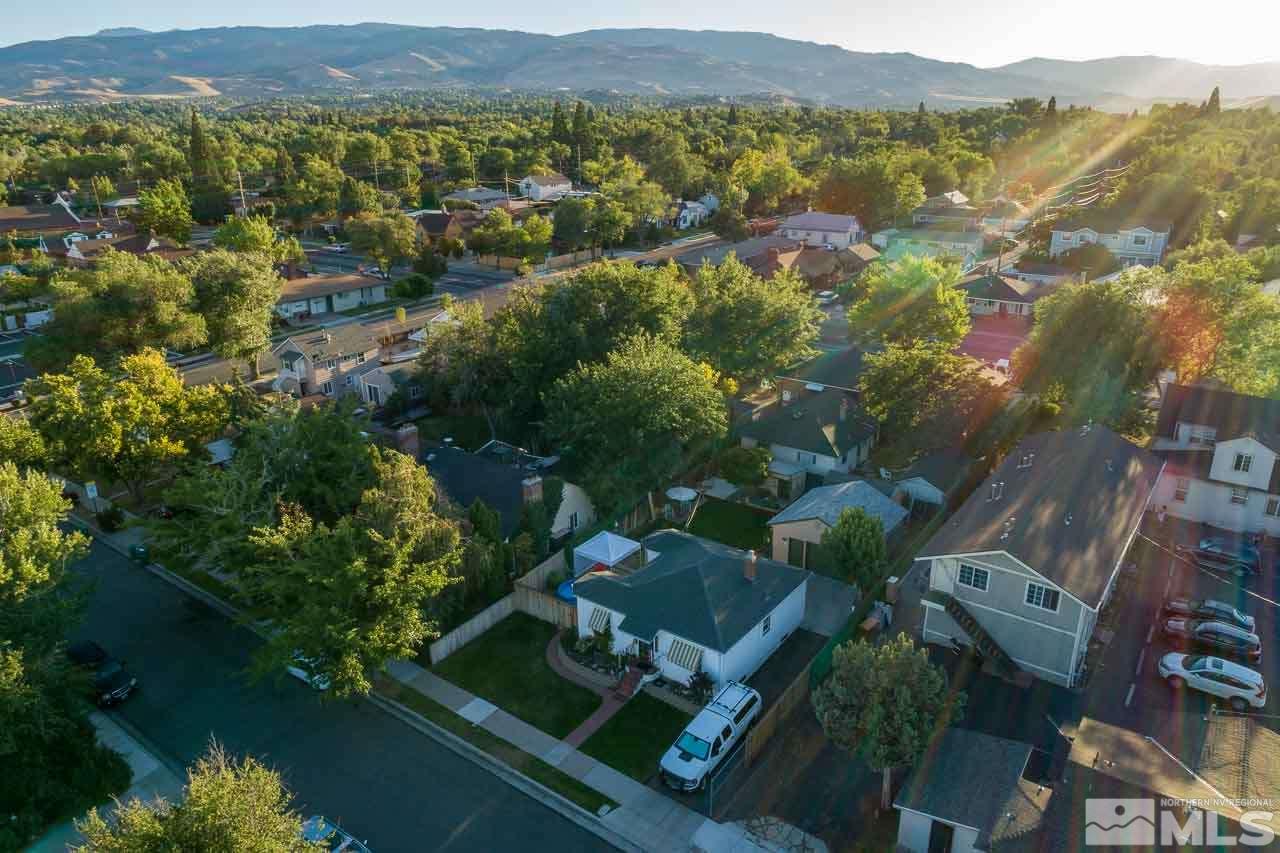 1011 Wright Street Reno, NV 89509 - Photo 6 of 21 an aerial view of residential house with outdoor space and river