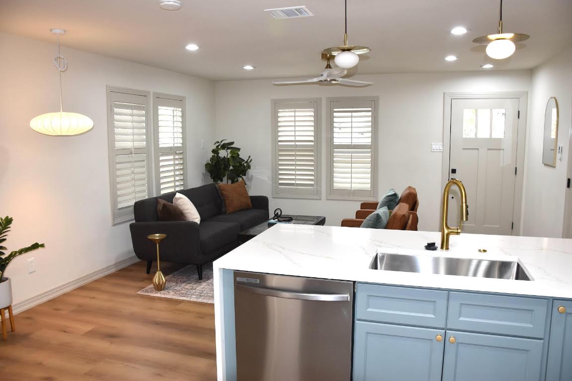 1314 East 13th Street Austin, TX 78702 - Photo 20 of 20 a kitchen with a refrigerator and a sink