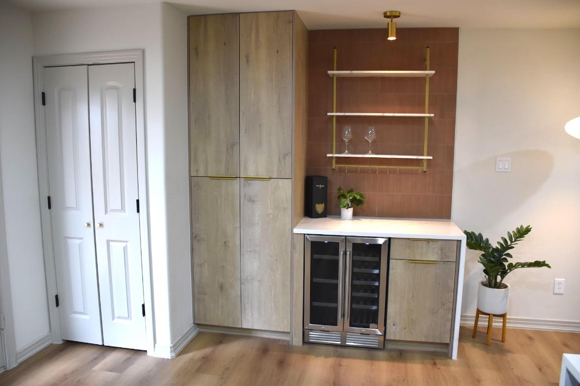 1314 East 13th Street Austin, TX 78702 - Photo 19 of 20 a room with a wooden floor and white cabinet