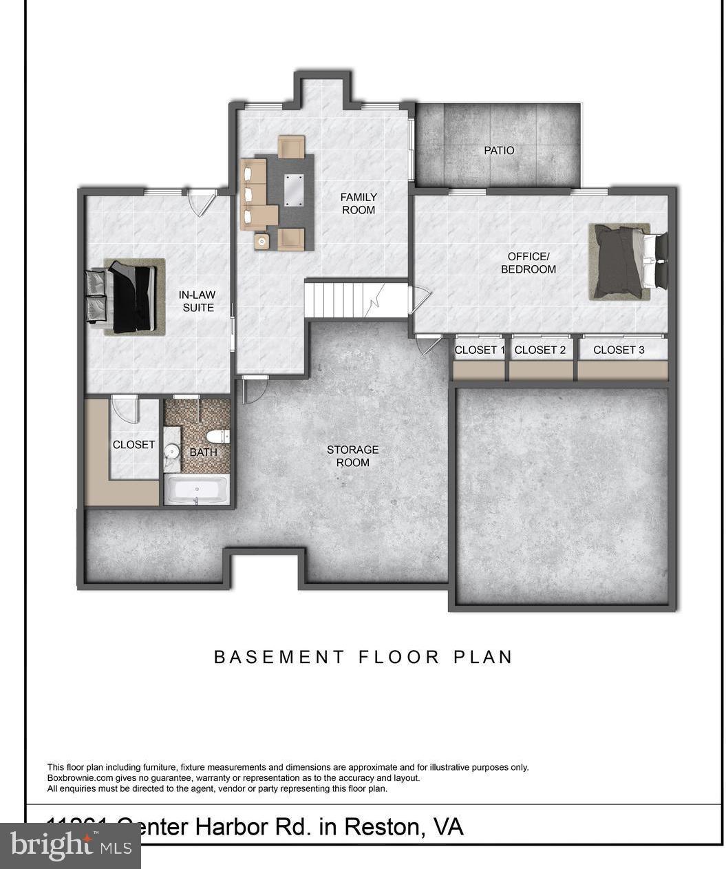 11261 Center Harbor Road Reston, VA 20194 - Photo 48 of 51 Lower Level is a Walkout elevation