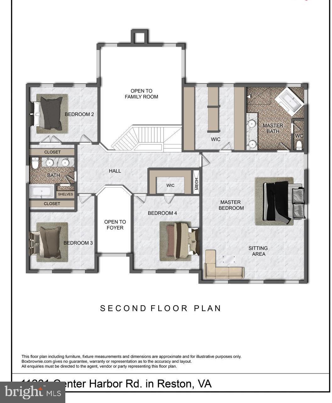 11261 Center Harbor Road Reston, VA 20194 - Photo 50 of 51 Generously sized bedrooms