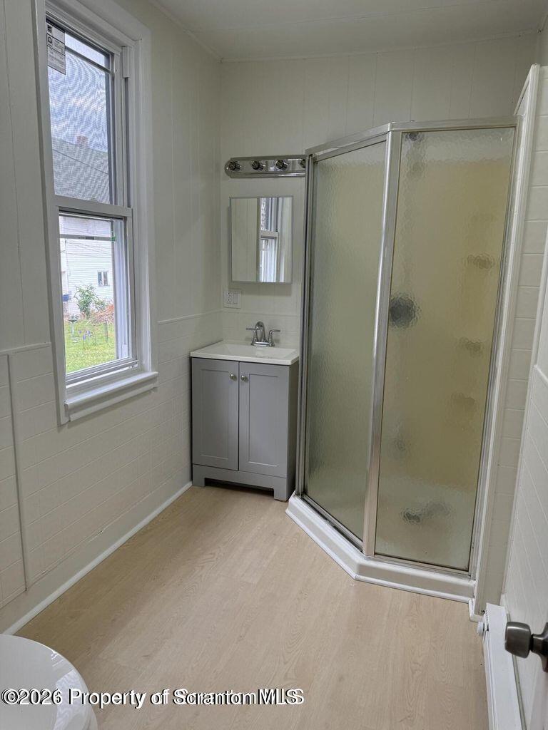 538 North Sumner Avenue, Unit 1 Scranton, PA 18504 - Photo 9 of 11 a bathroom with a shower and a sink