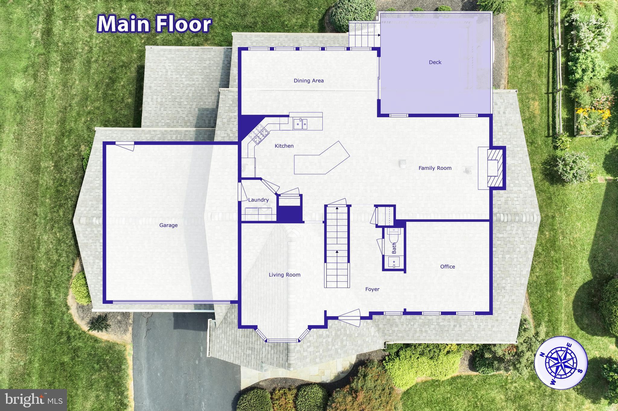 44 Smith Mill Road New Freedom, PA 17349 - Photo 7 of 51 aerial view of residential house with outdoor space and seating area