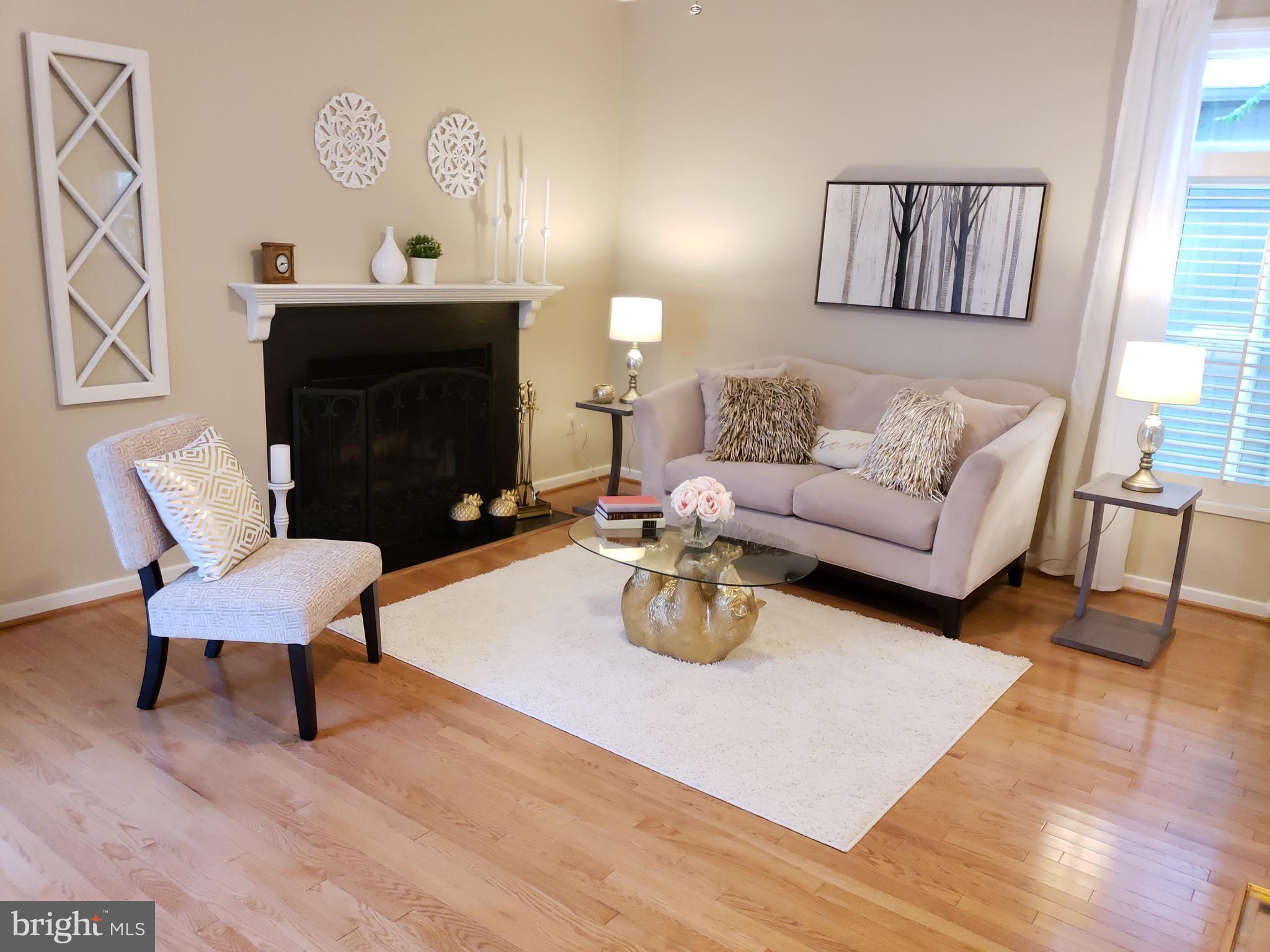 2043 Beacon Place Reston, VA 20191 - Photo 3 of 30 Family Room w/ Gas Fireplace; to walk out Deck #1