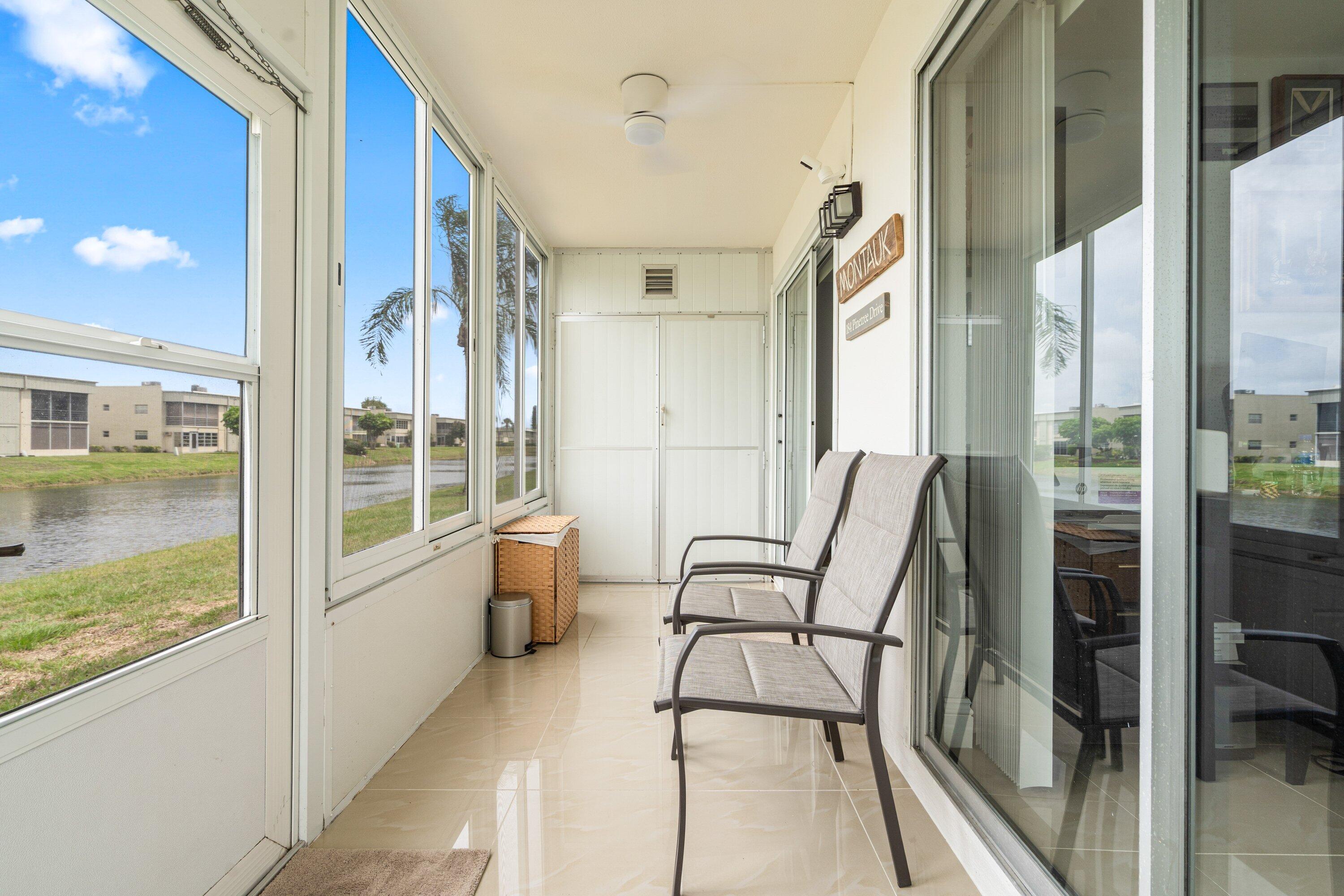 360 Monaco Court, Unit 360 Delray Beach, FL 33446 - Photo 20 of 26 Rear Lanai
