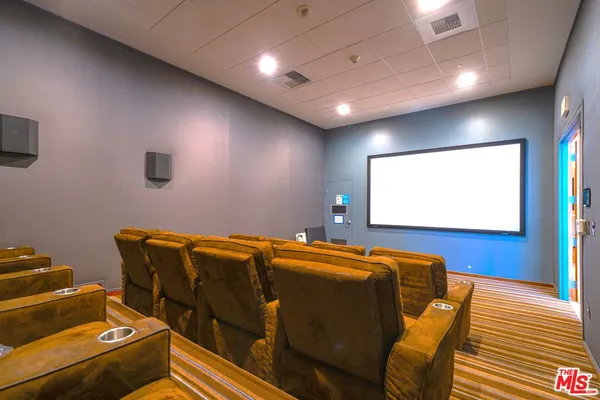 a room with furniture and screen