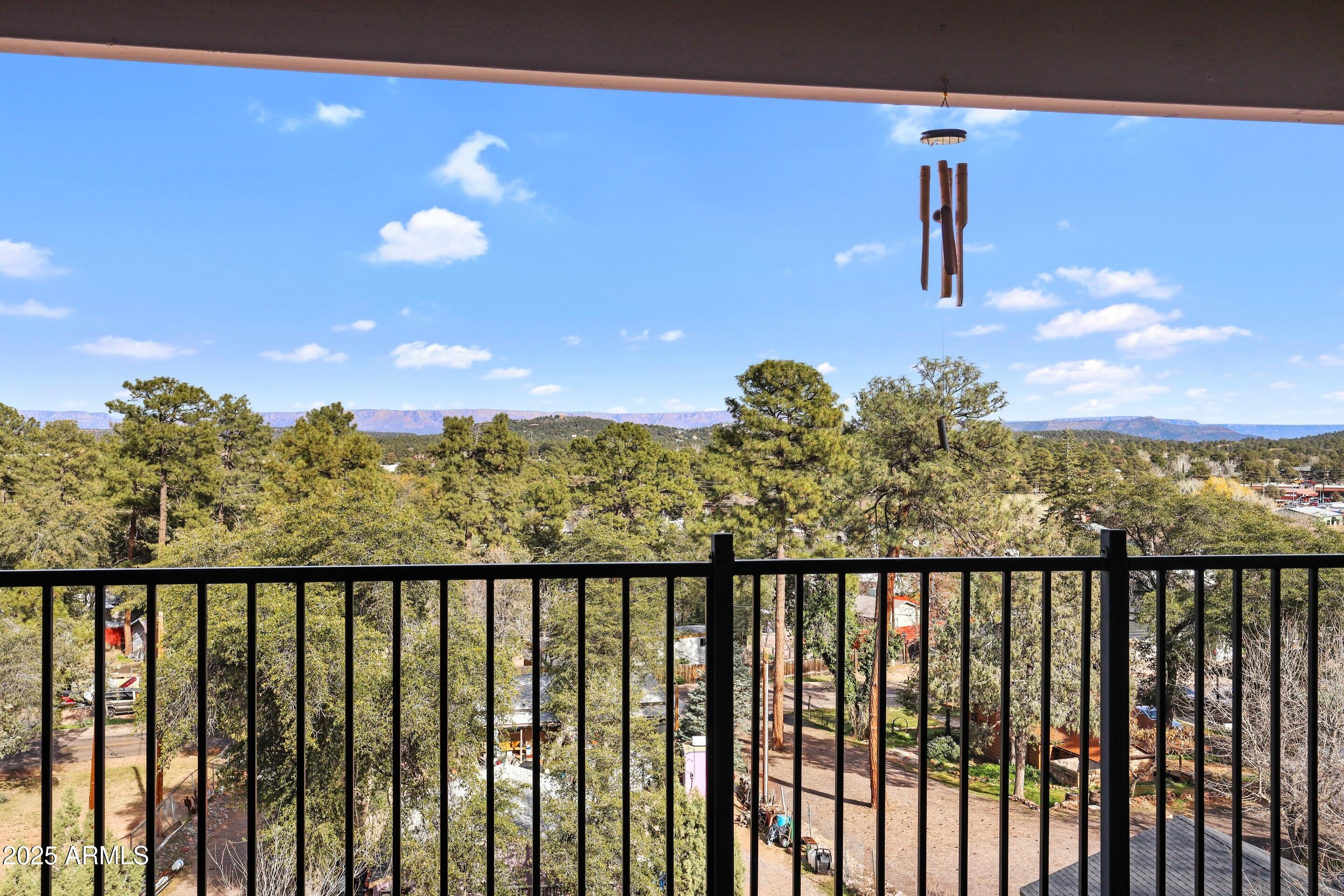 308 West Rim View Road Payson, AZ 85541 - Photo 27 of 57 a balcony with a city view