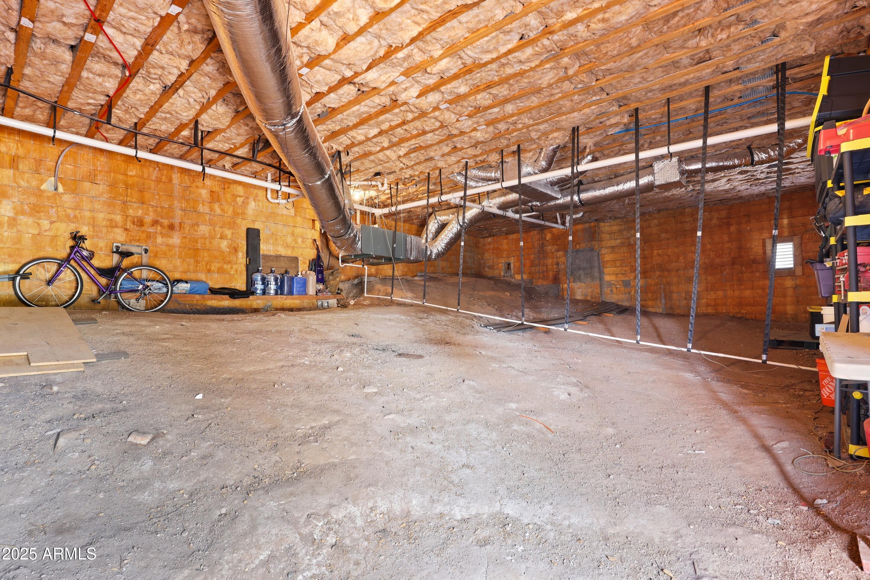 308 West Rim View Road Payson, AZ 85541 - Photo 45 of 57 Unfinished Basement/Storage/Workshop