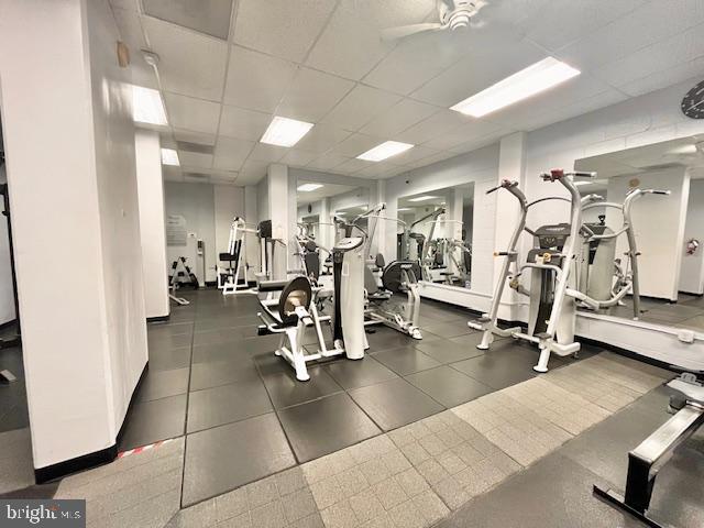 4515 Willard Avenue, Unit 1014S Chevy Chase, MD 20815 - Photo 22 of 35 a view of a room with gym equipment