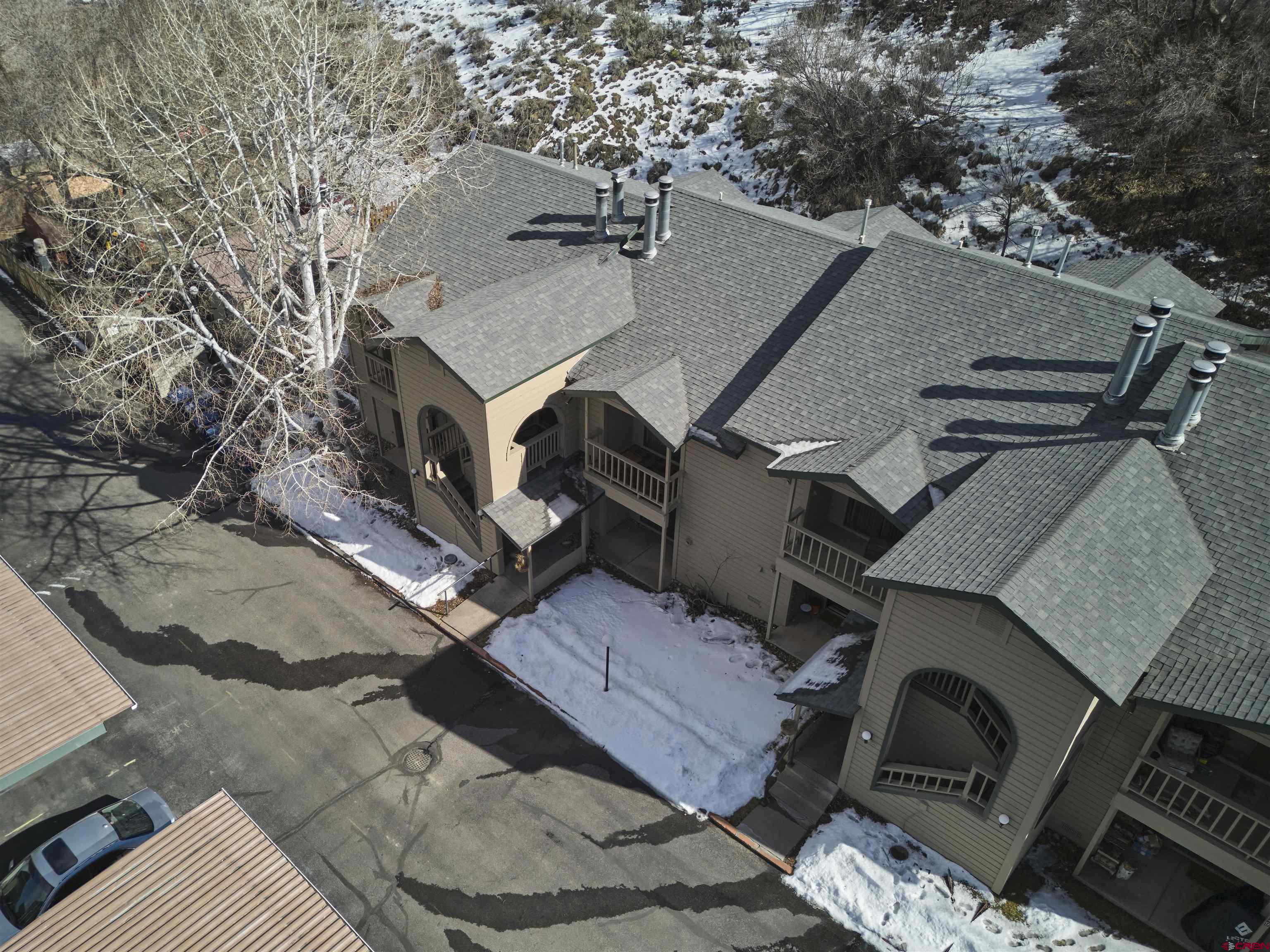 1200 Florida Road, Unit 33 Durango, CO 81301 - Photo 21 of 22 an aerial view of a house with a yard