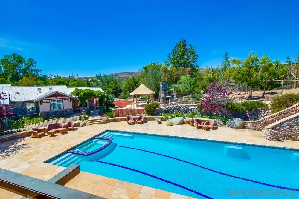 13980 Millards Ranch Lane Poway, CA 92064 - Photo 32 of 75 a view of a backyard with sitting area