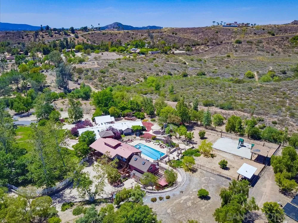 13980 Millards Ranch Lane Poway, CA 92064 - Photo 75 of 75 an aerial view of a city with lots of residential buildings
