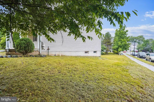 a view of an empty room with stairs