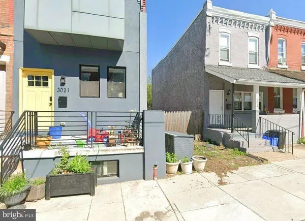 a building outdoor space with seating space