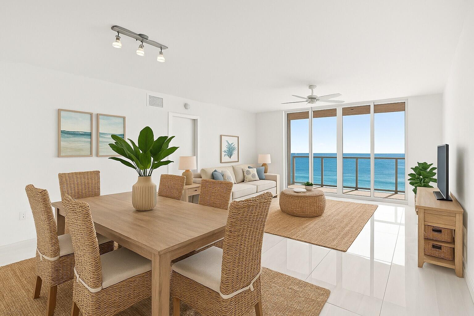 2650 Lake Shore Drive, Unit 1005 Riviera Beach, FL 33404 - Photo 3 of 52 Living Area Virtually Staged