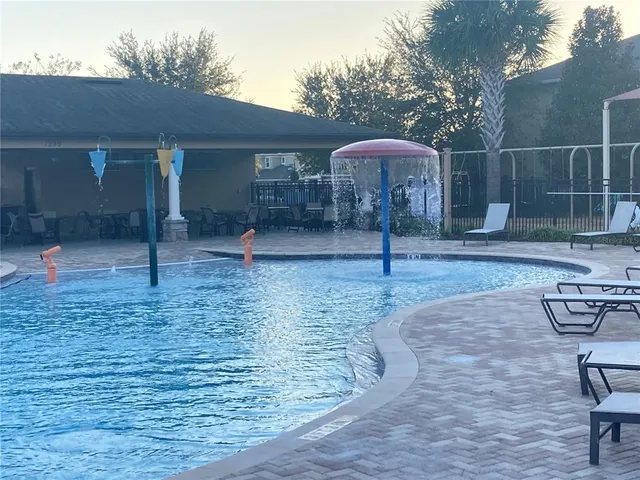 a view of a house with entertaining space