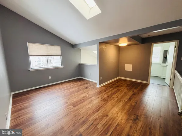 view of living room with washer and dryer