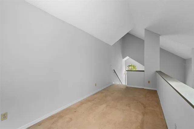 a view of a room with window and storage