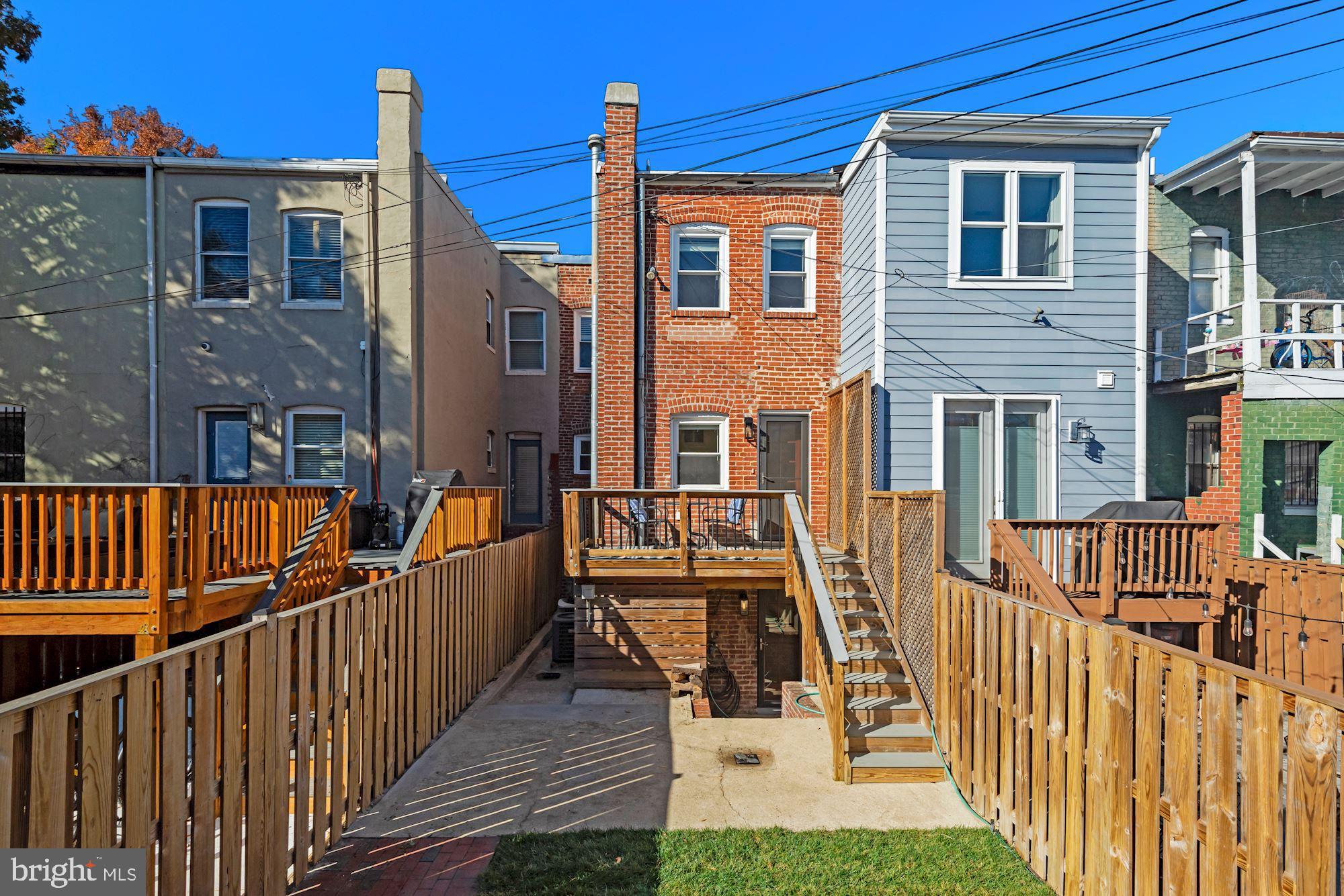 1529 1st Street Northwest Washington, DC 20001 - Photo 30 of 31 Rear Exterior