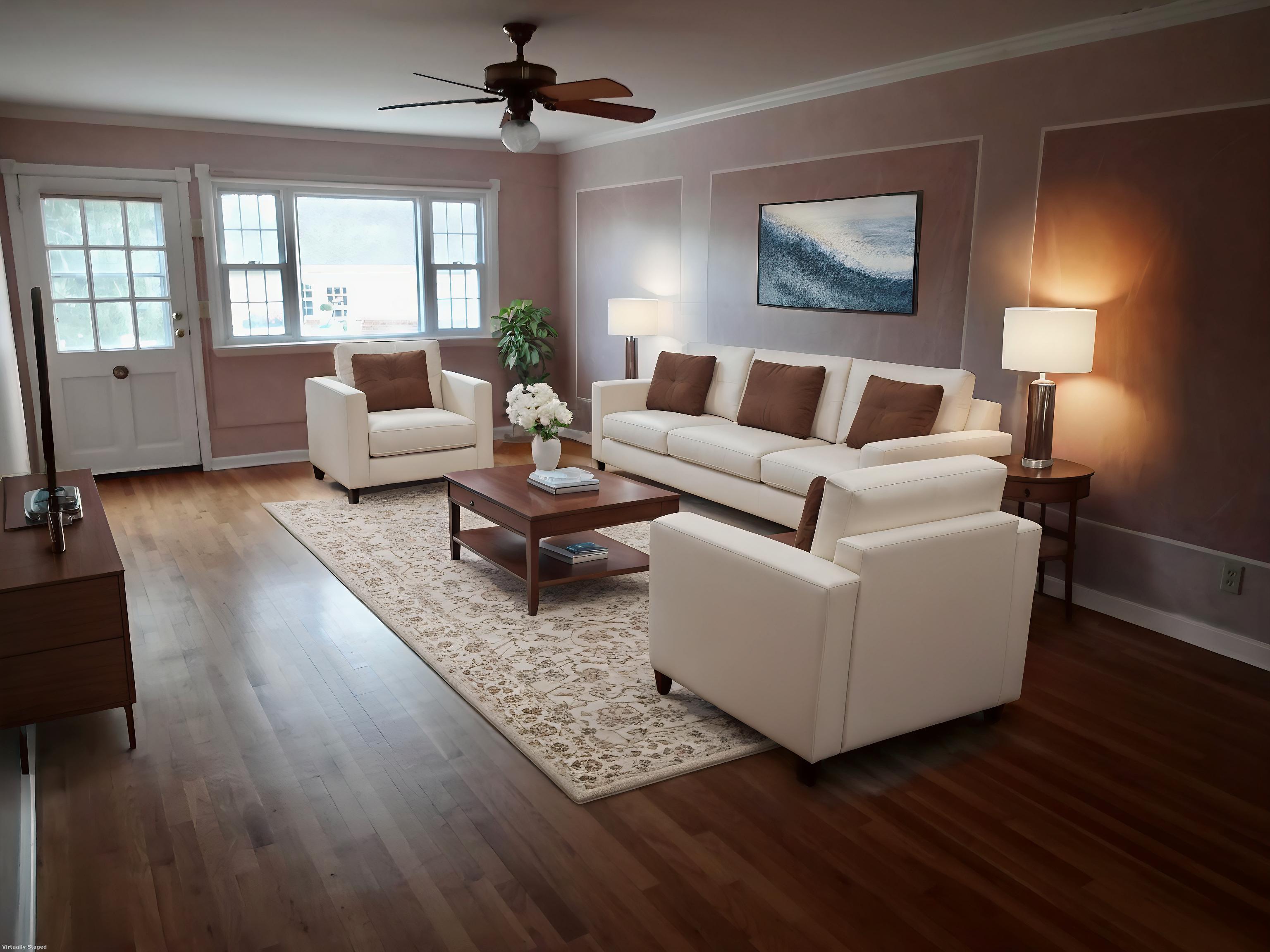 245 Unquowa Road, Unit 34 Fairfield, CT 06824 - Photo 4 of 24 a living room with furniture and a lamp