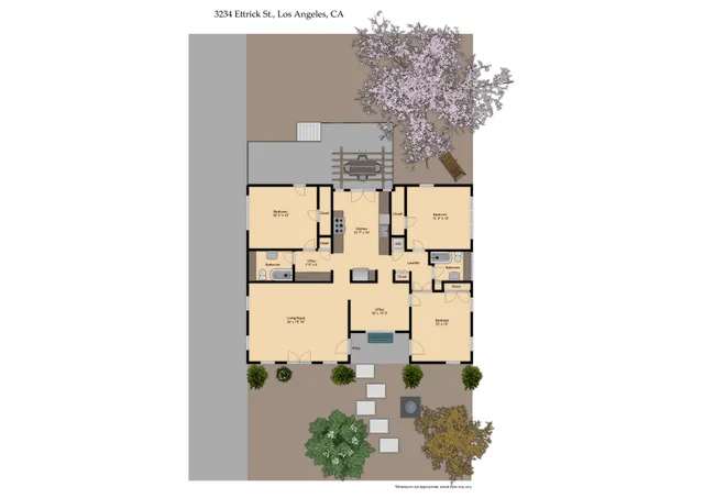 a picture of a floor plan