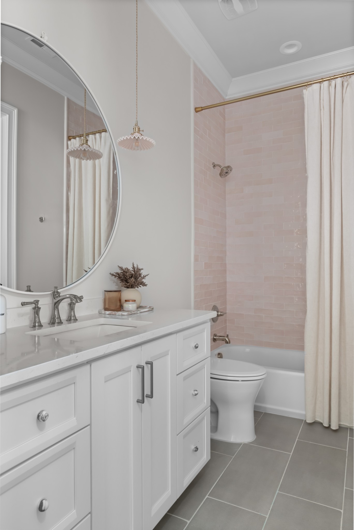 143 Splendor Ridge Drive Franklin, TN 37064 - Photo 45 of 75 a bathroom with a double vanity sink a toilet and a bathtub