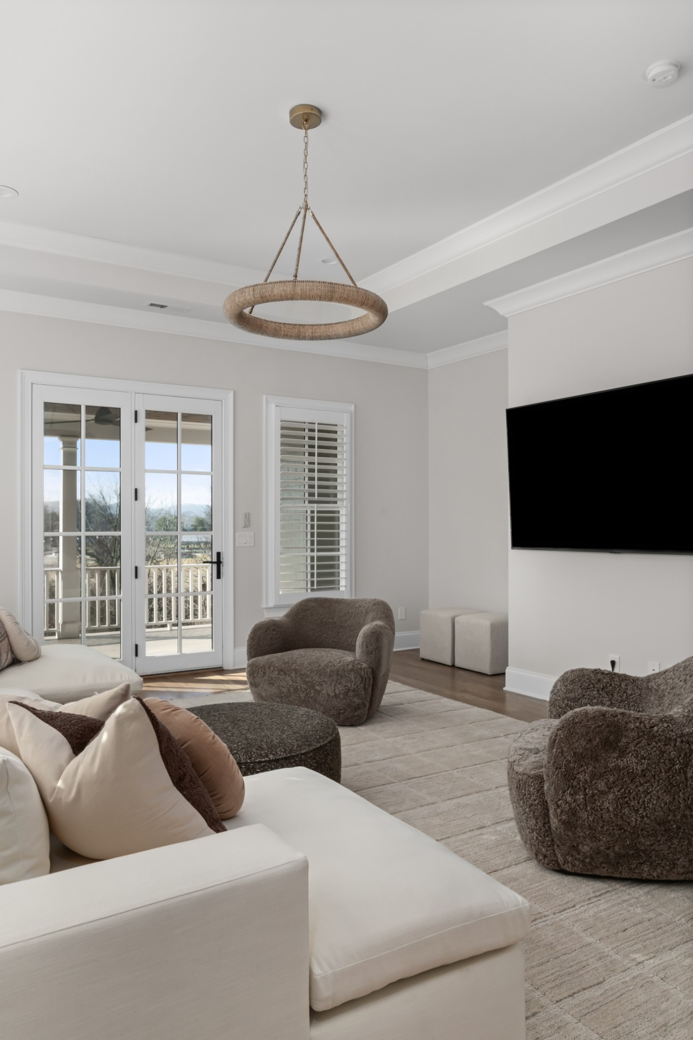 143 Splendor Ridge Drive Franklin, TN 37064 - Photo 53 of 75 a living room with furniture and a flat screen tv