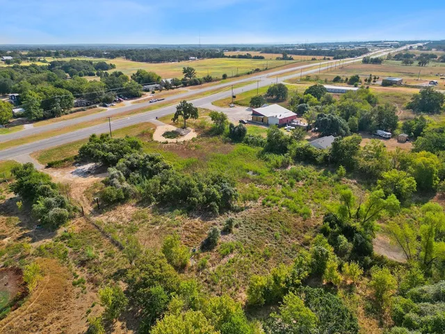 a view of a city and ocean view