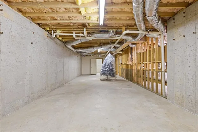 a view of large yard with large trees