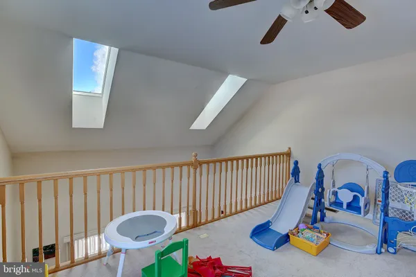 a play room with toys