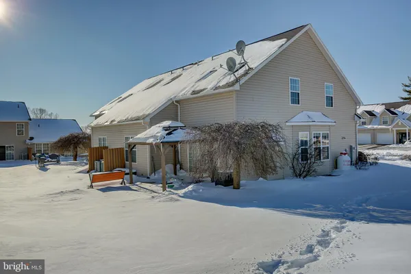 a view of a garage with furniture