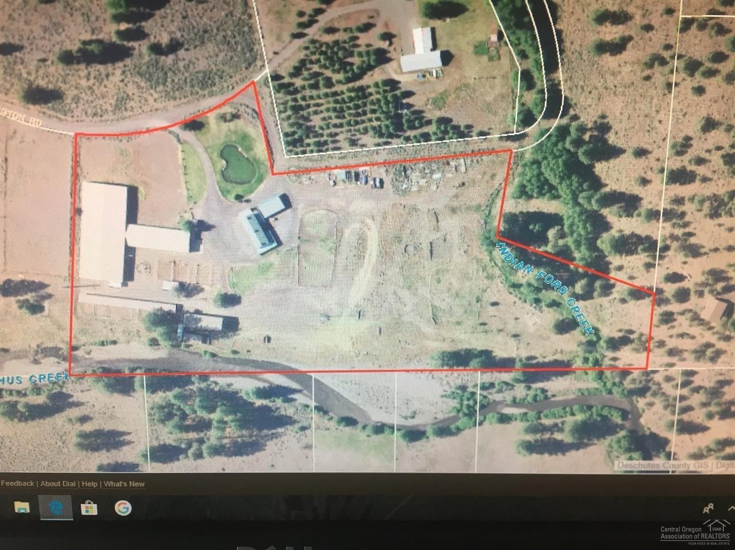 16075 Perit Huntington Road Sisters, OR 97759 - Photo 5 of 24 Aerial of property showing lot lines, wi