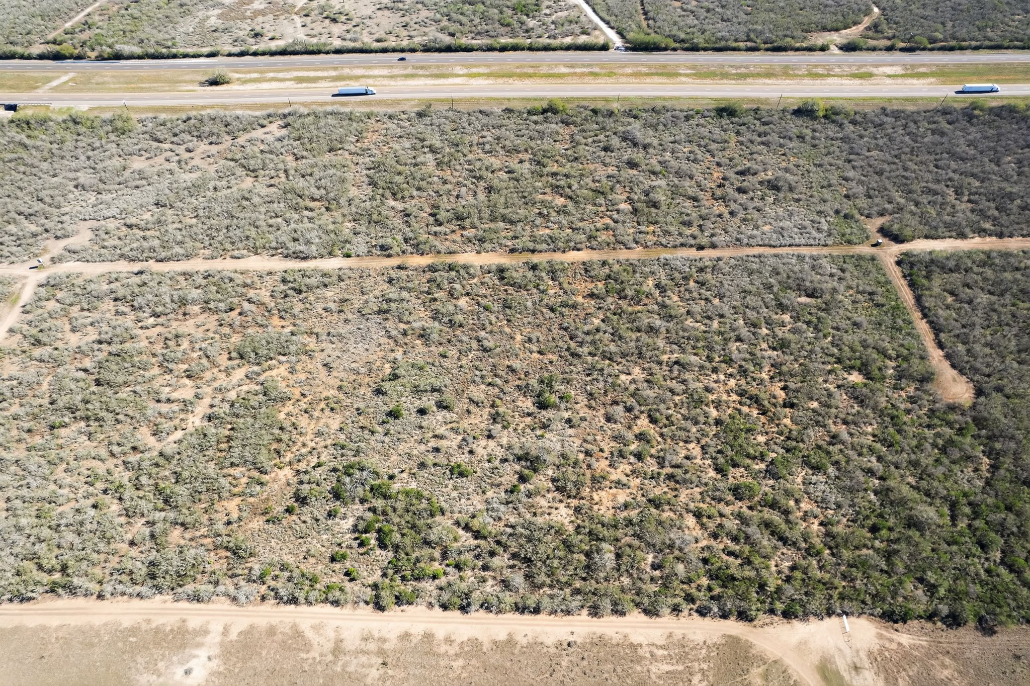 0 North Highway 281 Alice, TX 78332 - Photo 2 of 17 Aerial view of property's location with rural landscape and a desert landscape