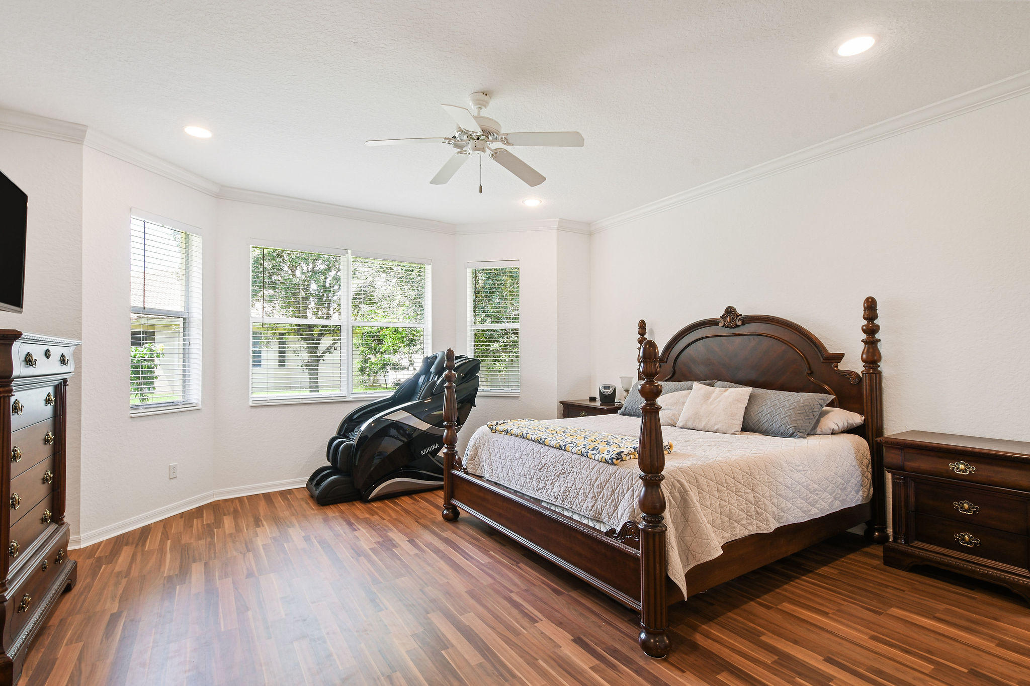 4100 Silverstone Drive Fort Pierce, FL 34947 - Photo 24 of 42 a bedroom with a bed and window