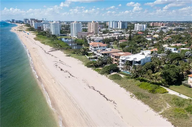 a view of a city with tall buildings