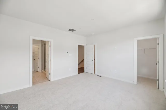 a view of an empty room